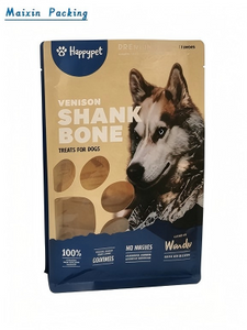  Sachets zip-lock en plastique biod&eacute;gradables pour aliments secs pour animaux domestiques