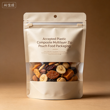 Envasado de alimentos con bolsa con cremallera multicapa compuesto de pl&aacute;stico aceptado - Maixin Packaging
